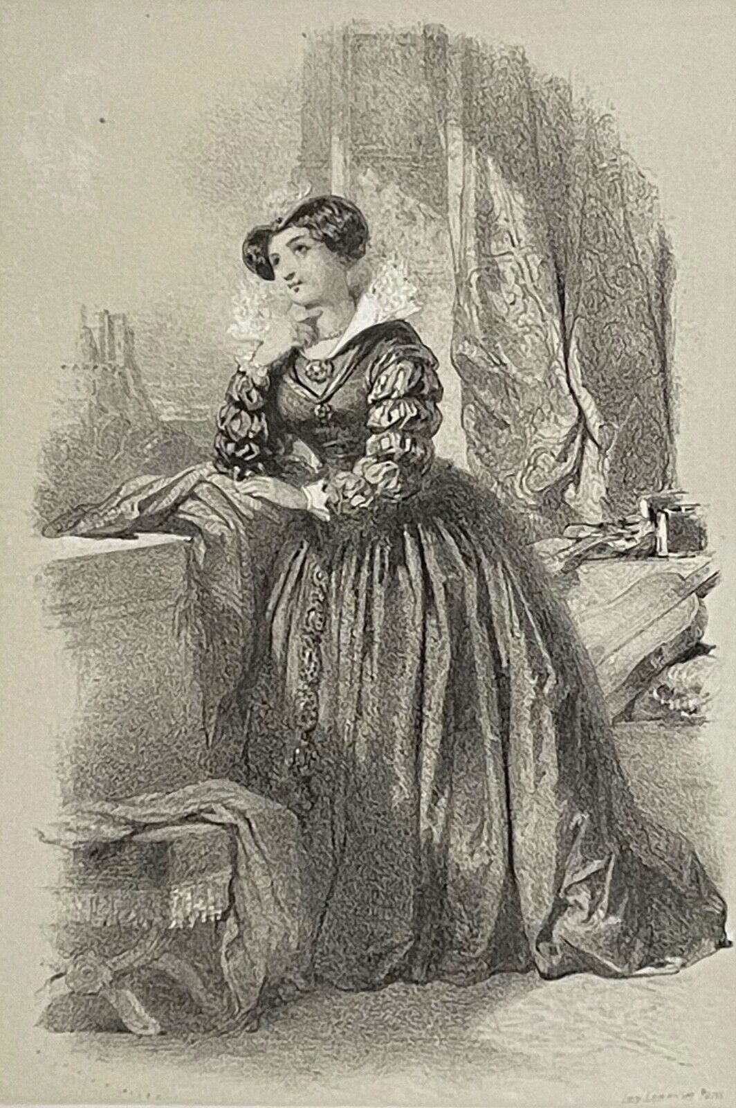 marie_stuart_1542-1587_reine_ecosse_et_de_france_lithographie_de_1848_xixe