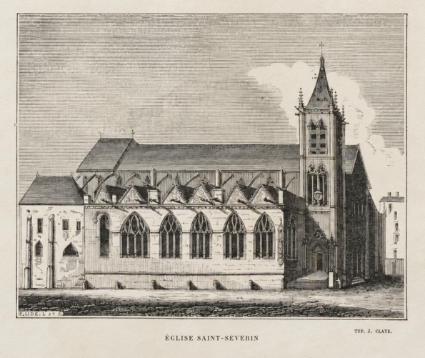 paris_eglise_saint_severin_estampe_de_1856_france