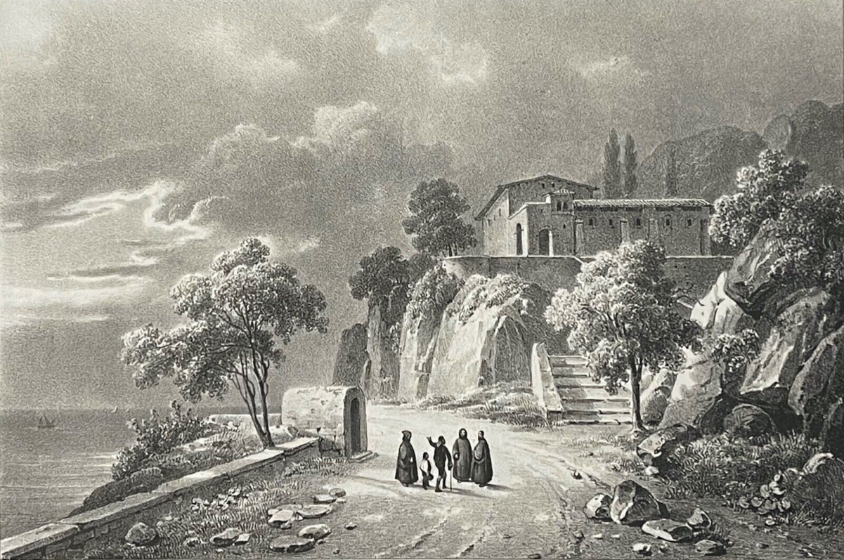 salernes_couvent_dominicaines_notre_dame_de_clarte_lithographie_de_1837_france