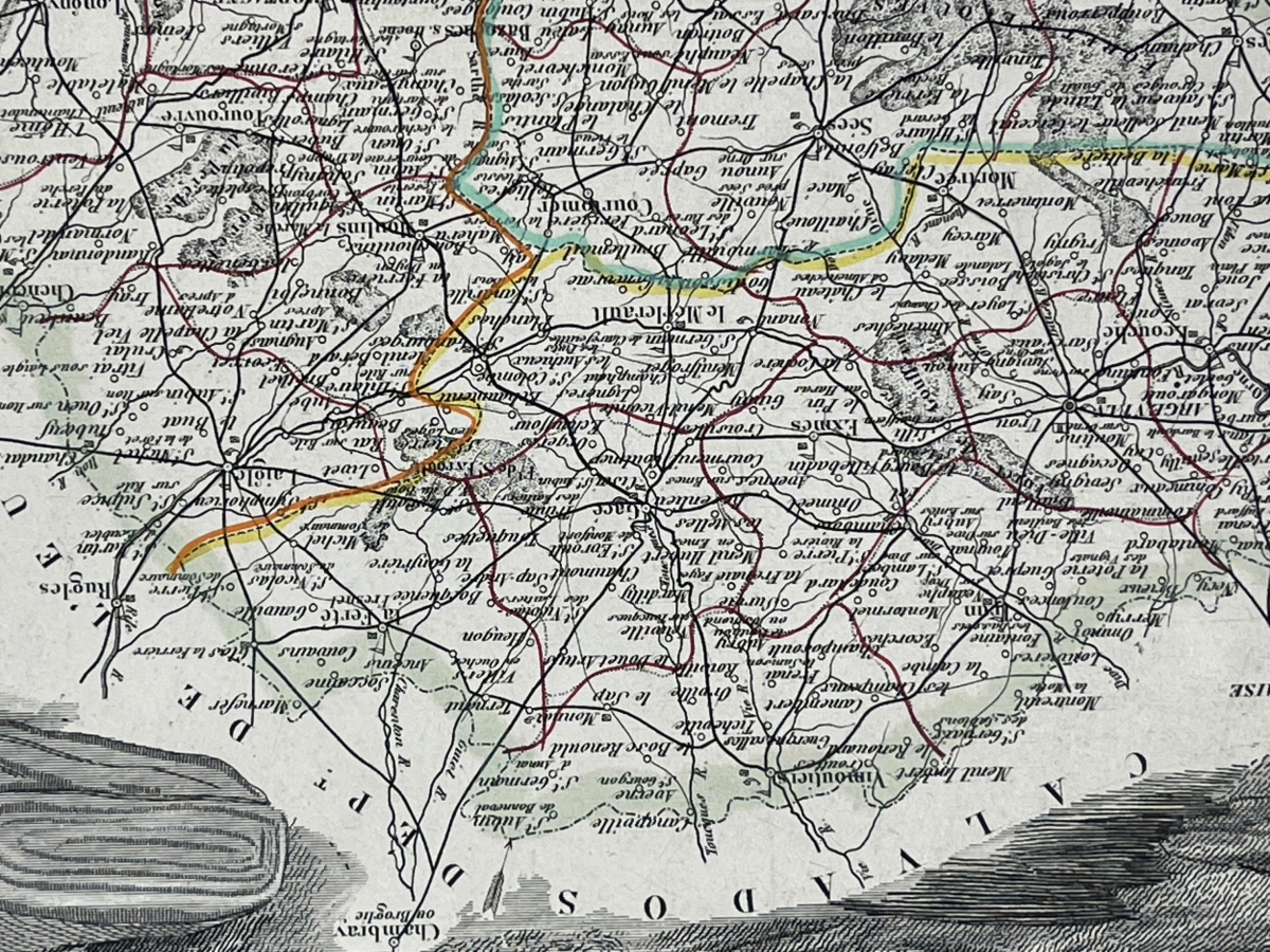 orne_departement_carte_originale_de_1850_france_normandie