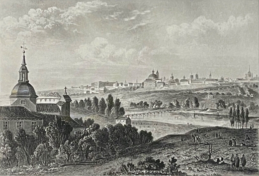 madrid_espagne_en_1849_gravure_de_saulnier_xixe