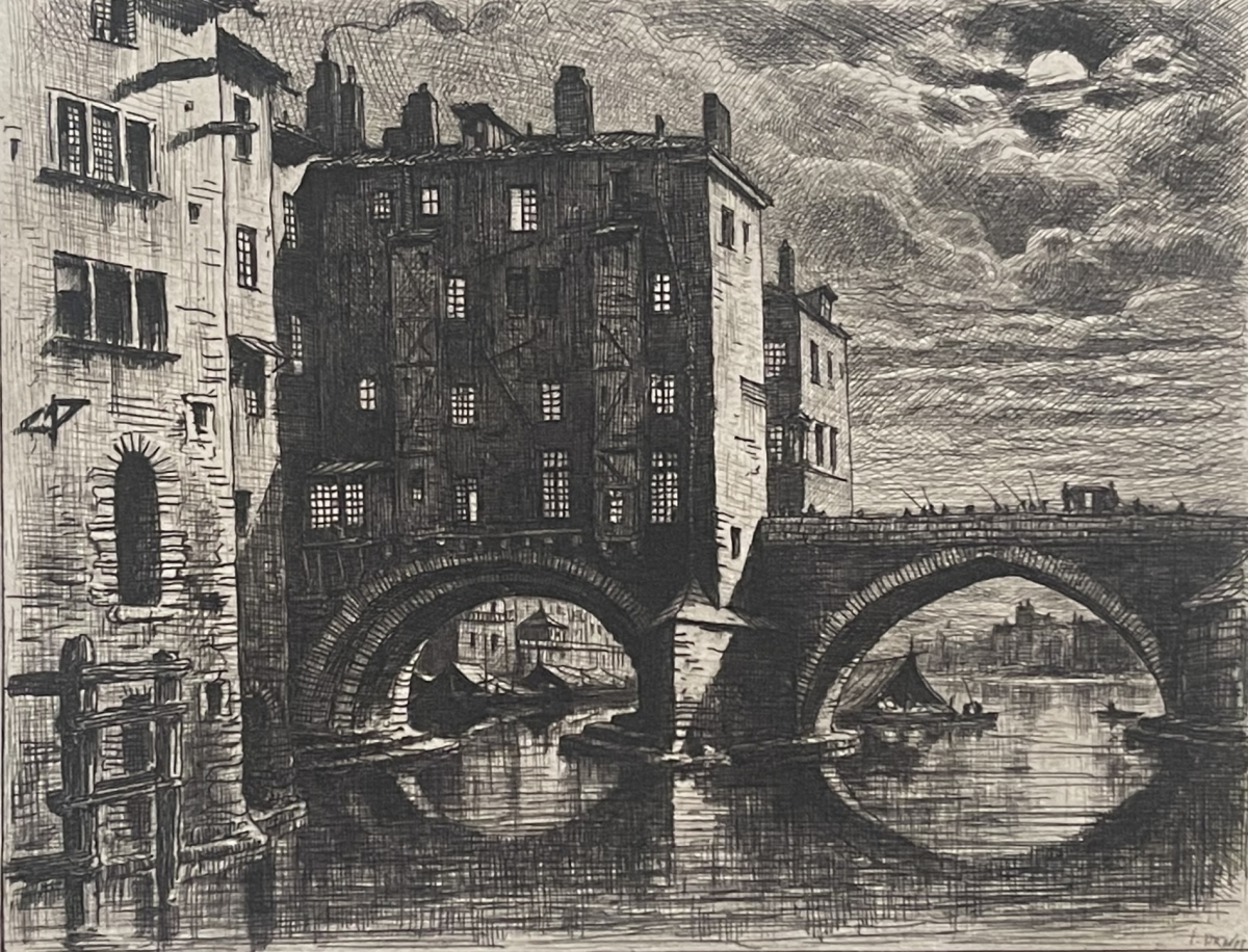 lyon_pont_du_change_1070-1842_cote_de_la_pescherie_pointe_seche_de_drevet_france