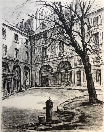 versailles_rene_aubert_1894-1977_litho_1951_signee_crayon_