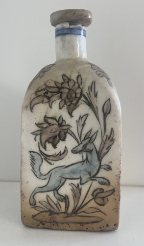 bouteille_qajar_ancienne_a_trois_faces_en_ceramique_siliceuse