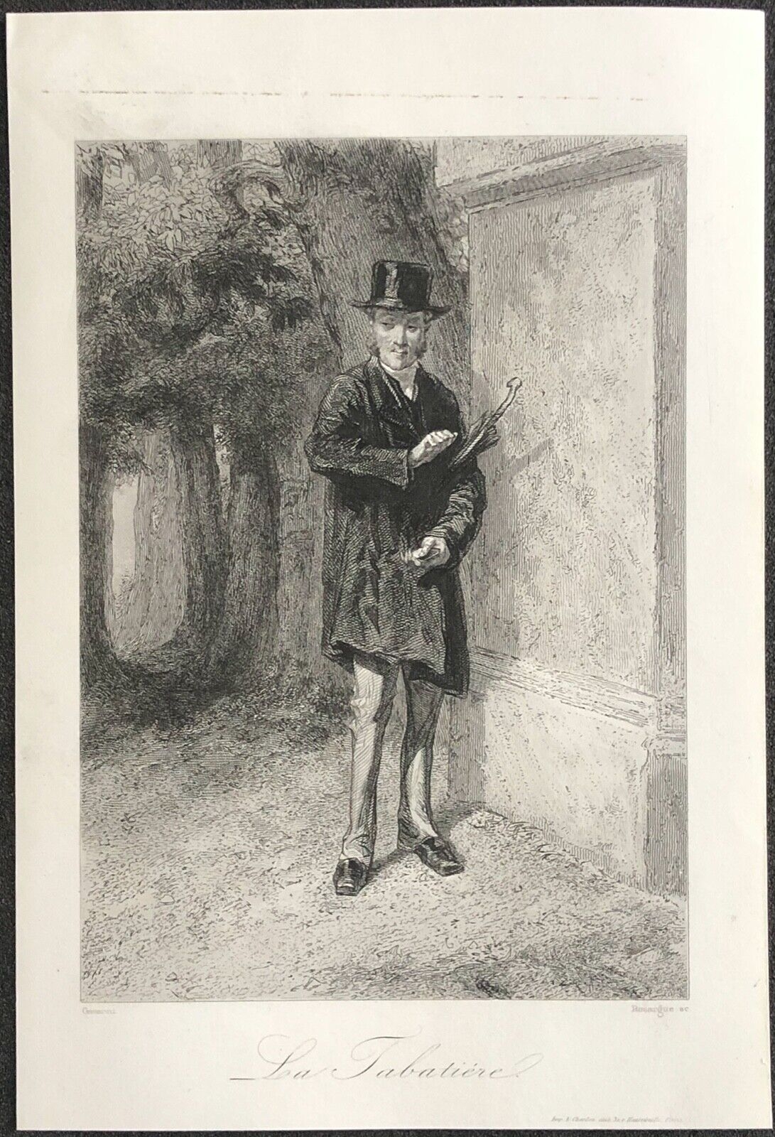 paul_gavarni_1804-1866_la_tabatiere_tabac_lithographie_vers_1840_rouargue