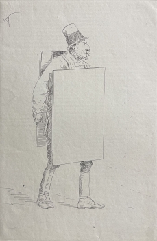 homme-sandwich_gravure_signee_vers_1840_sur_verge_filigrane