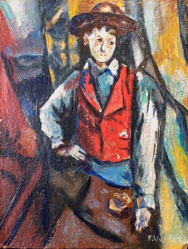 le_garcon_au_gilet_rouge_dapres_paul_cezanne_signe_f_v_fauve_fauvisme