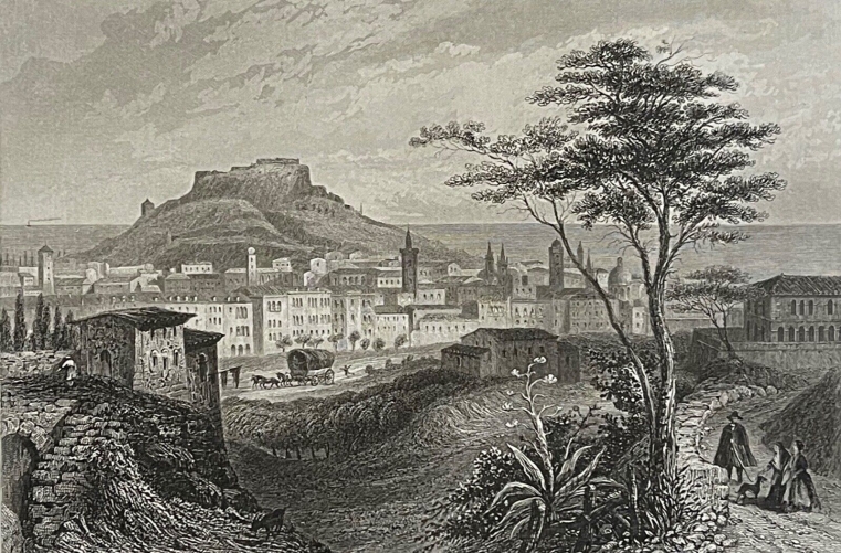 nice_en_1863_gravure_de_schroeder_xixe_provence_france