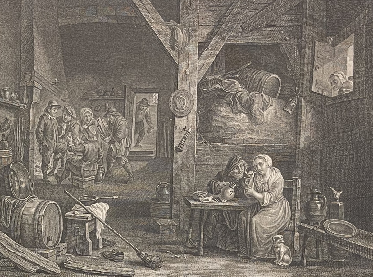 david_ii_teniers_la_fumeuse_grave_par_patas_1786_ecole_flamande_baroque
