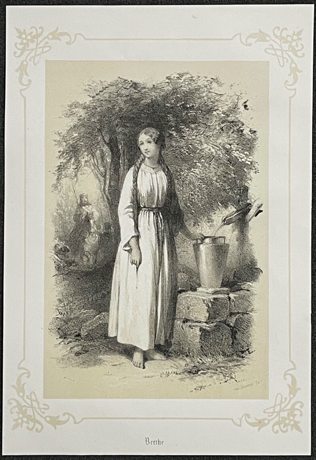 bertrade_de_laon_ou_berthe_de_laon_reine_de_france_lithographie_de_1848_xixe