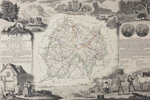 cantal_departement_francais_carte_de_1850_france_auvergne