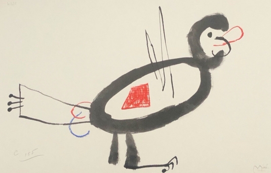 joan_miro_enfance_d_ubu_oiseau_infanzia_di_ubu_1972_chromolithographie_1987