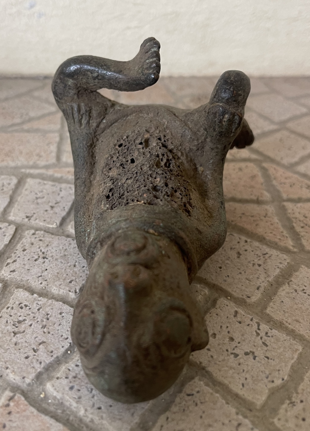 art_premier__statuette_bronze__tikar_cameroun__h_10,8_cm__afrique__animisme_animiste