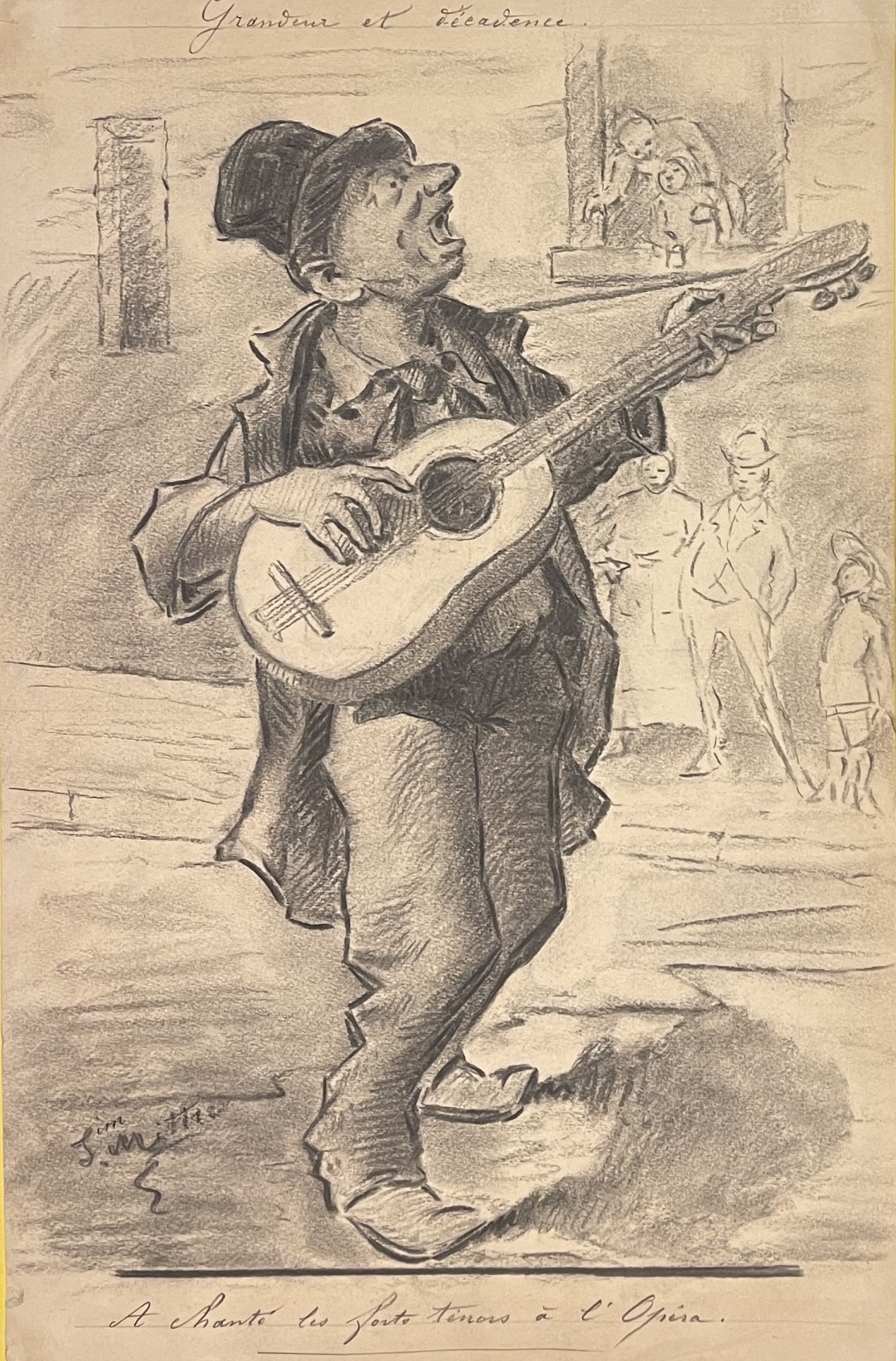 tenor_opera_grandeur_et_decadence_par_jim_mittre_c_1880_caricature_chant_guitare