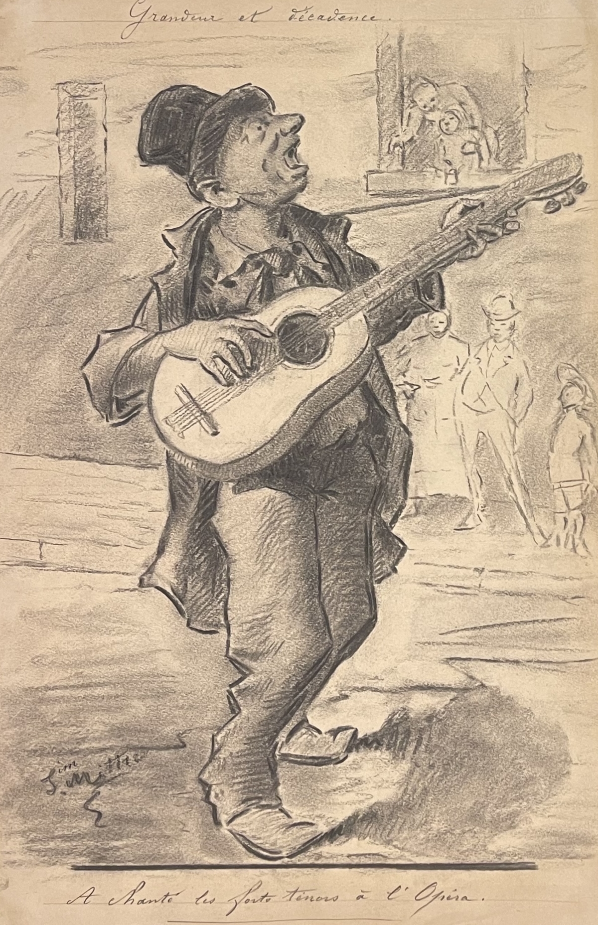 tenor_opera_grandeur_et_decadence_par_jim_mittre_c_1880_caricature_chant_guitare