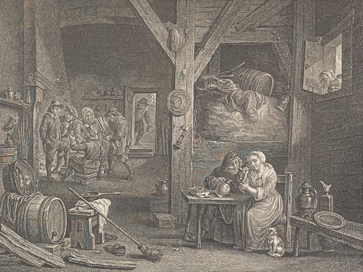 david_ii_teniers_la_fumeuse_grave_par_patas_1786_ecole_flamande_baroque