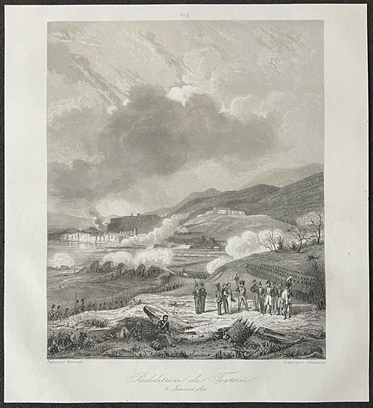 espagne_reddition_de_tortosa_catalogne_en_1811_napoleon_estampe_france_1840