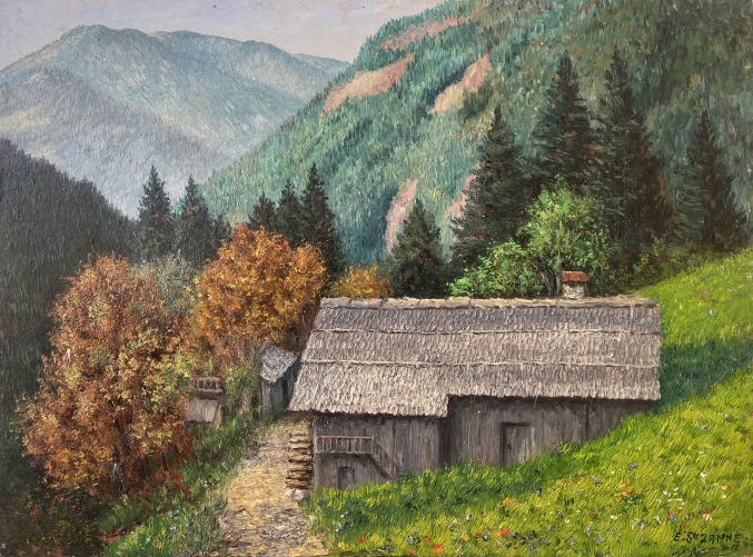col_des_aravis_peinture_acrylique_sur_bois_clusaz_haute-savoie_la_giettaz_savoie