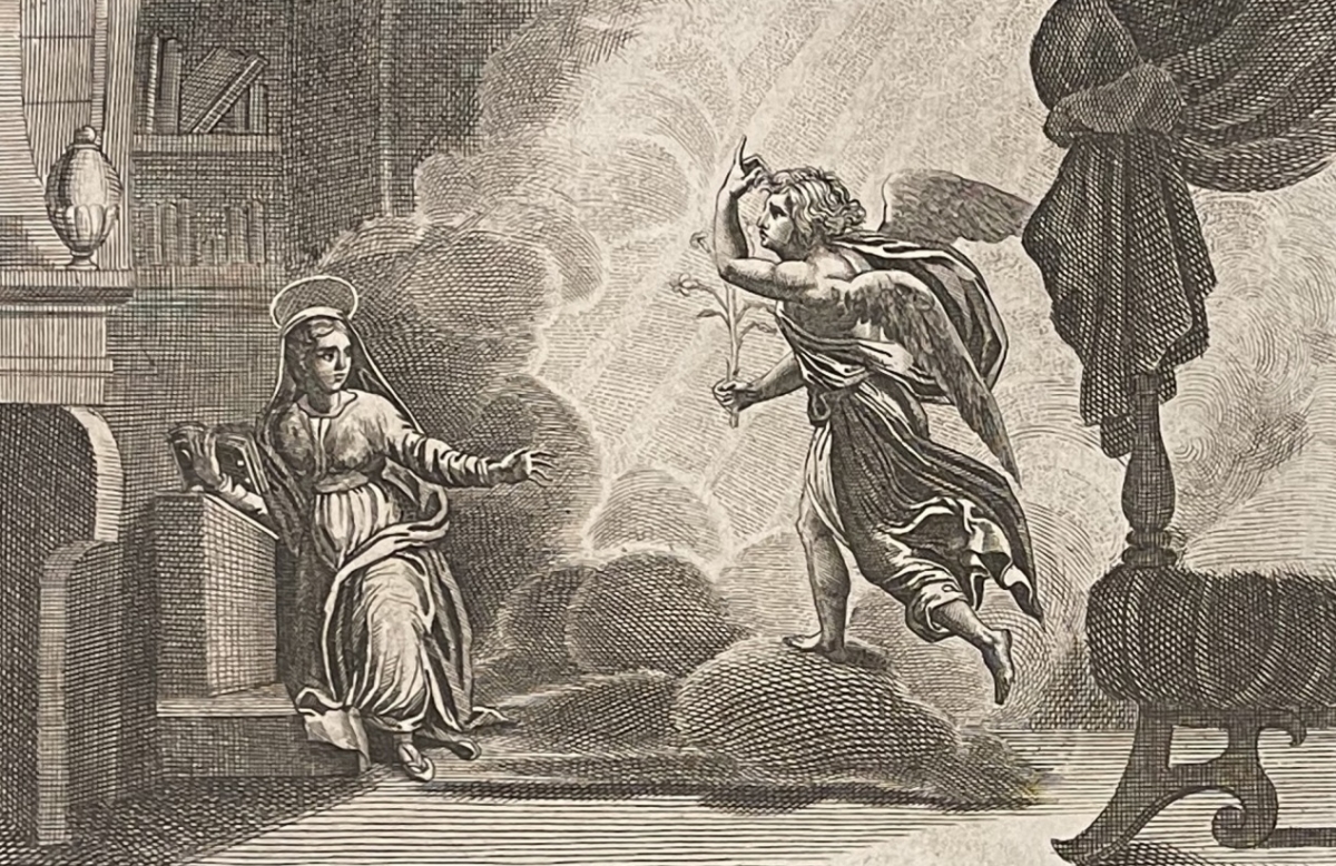 annonciation_lange_gabriel_a_marie_de_sa_maternite_gravure_vers_1810