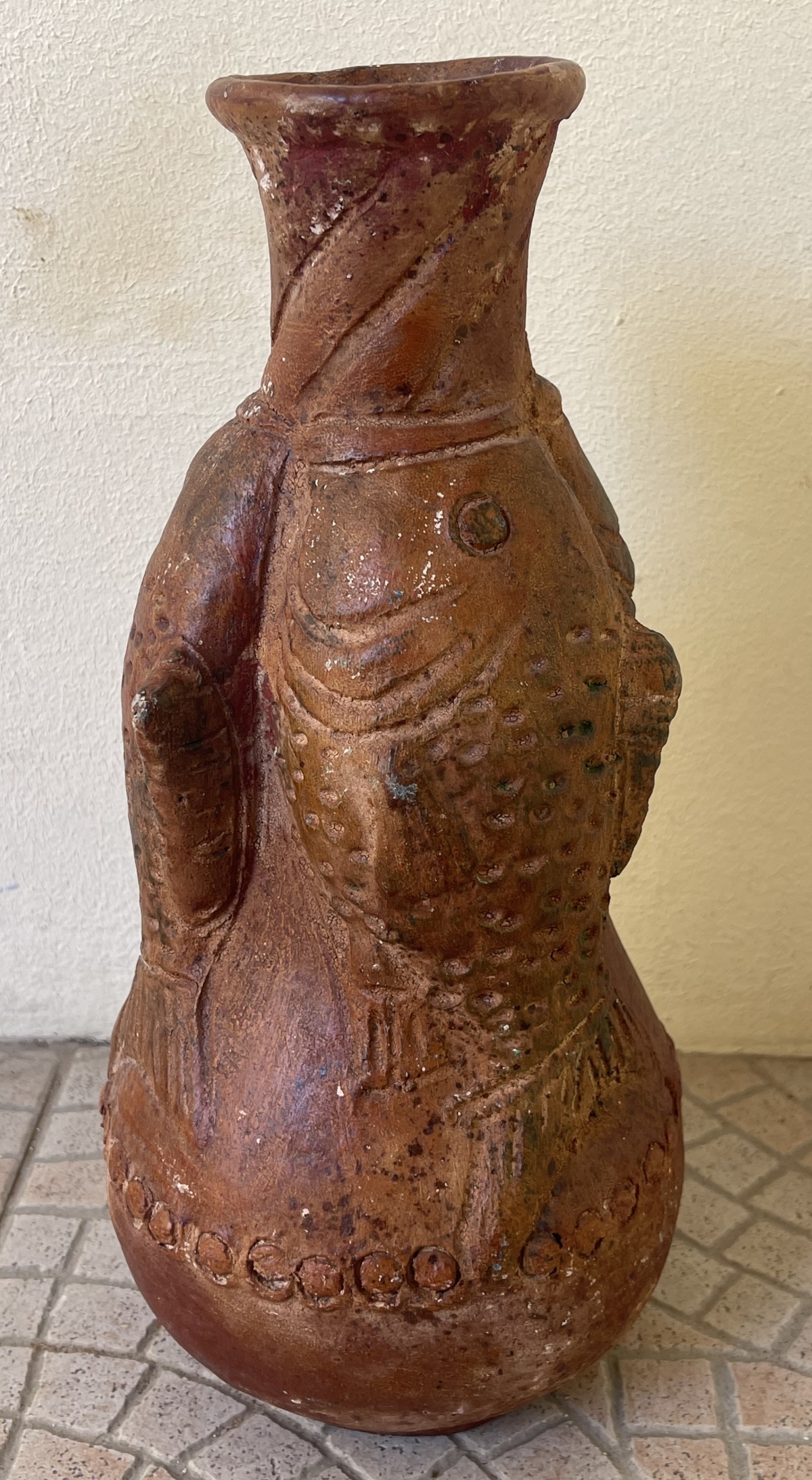 chine_gourde_aux_poissons_33,5_cm_de_haut_terre_cuite_china_copie_?