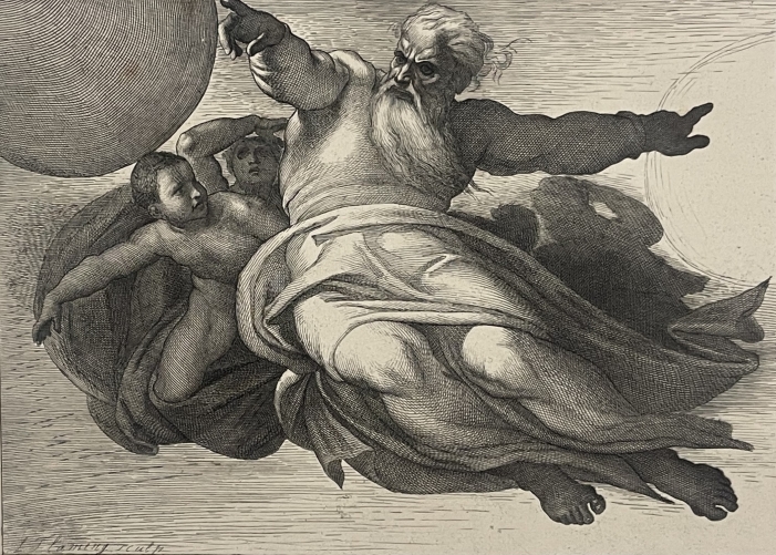 michel-ange_dieu_creation_de_la_terre_michelangelo_graveur_flameng_1876