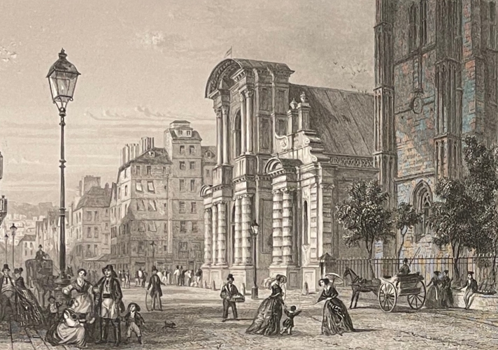 le_havre_cathedrale_notre-dame_par_rouargue_1838_normandie_france_seine-maritime