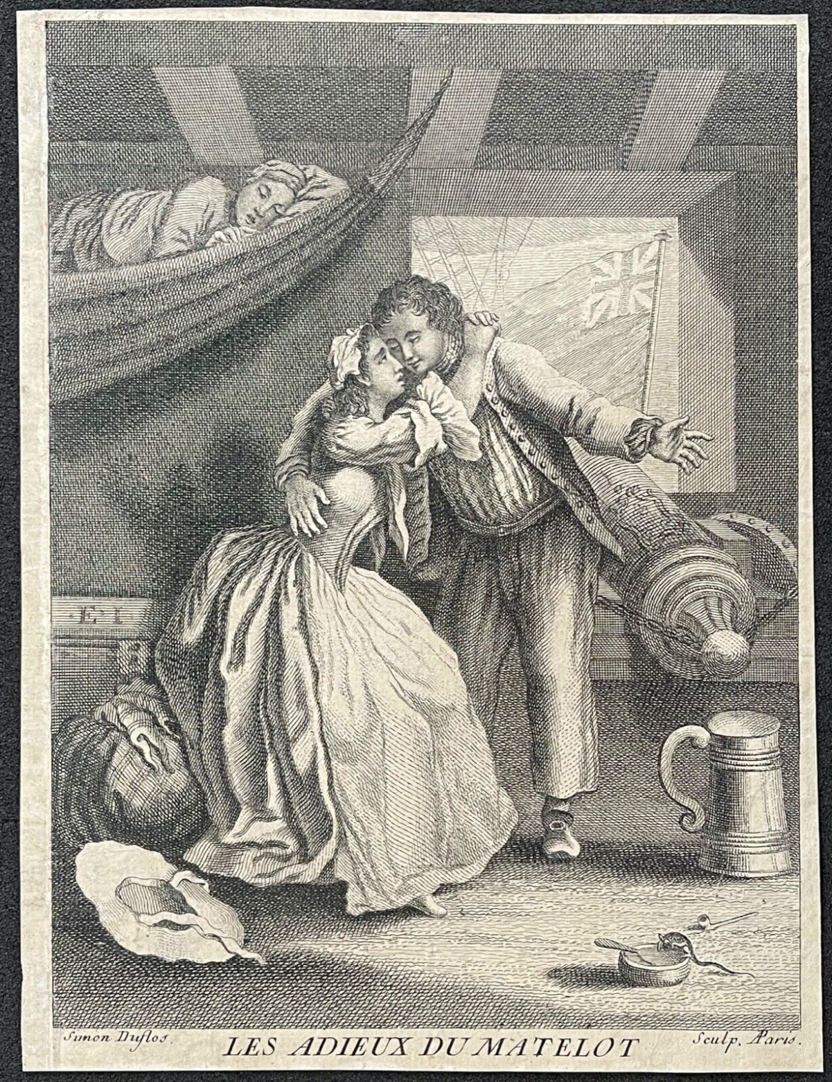 simon-nicolas_duflos_1704-1761_les_adieux_du_matelot_c_1760_marine_marin_france