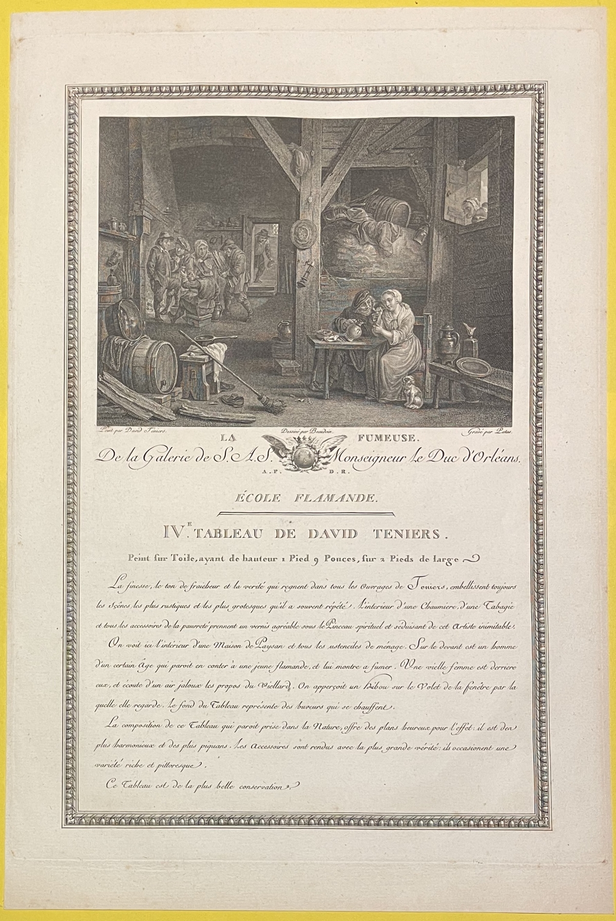 david_ii_teniers_la_fumeuse_grave_par_patas_1786_ecole_flamande_baroque