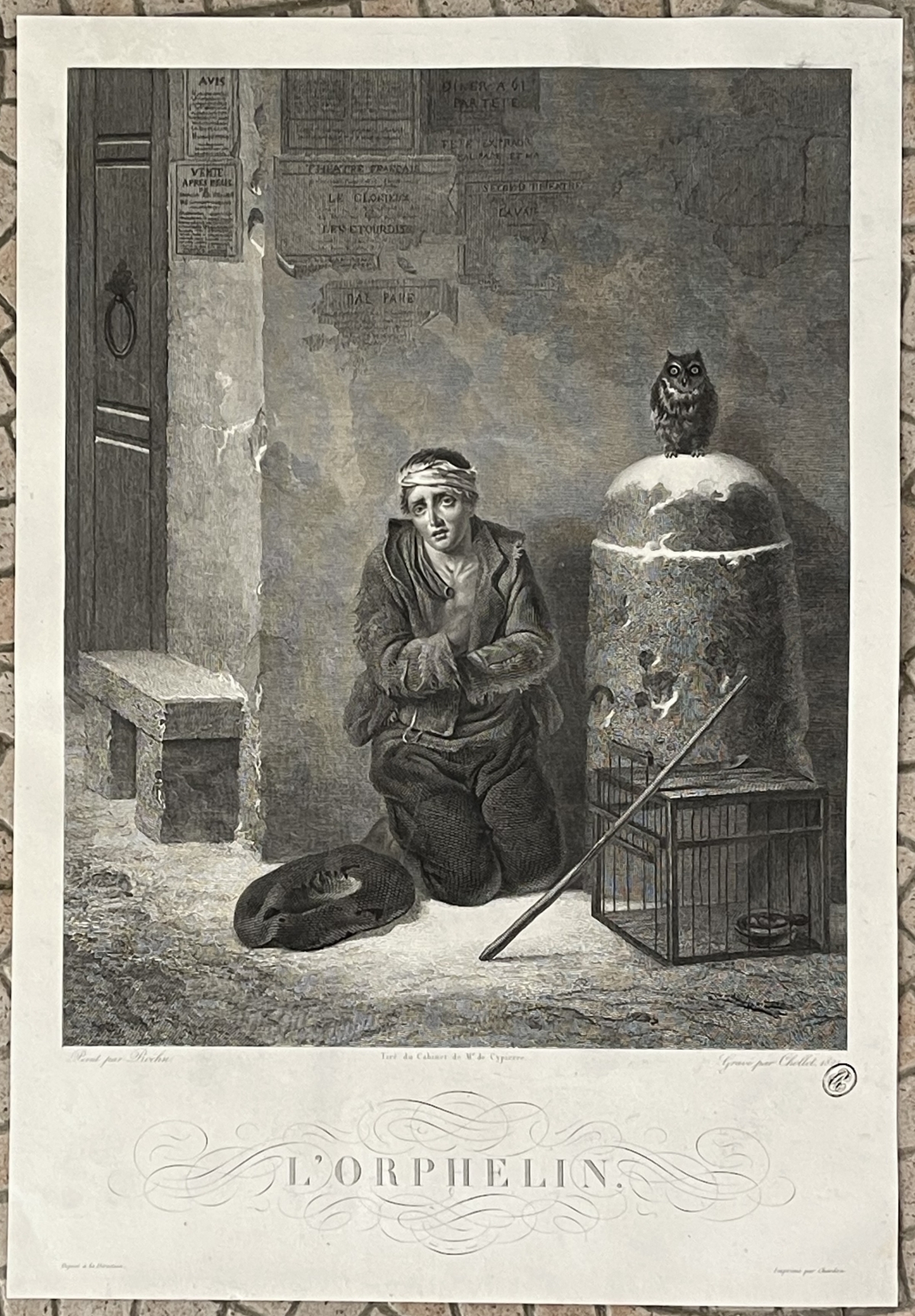 orphelin_dapres_roehn_graveur_cholet_1822_malheur_hibou_hiboux