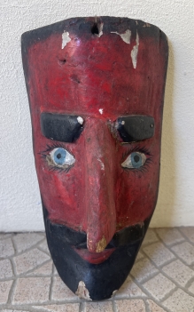 masque_conquistador_espagnol_de_carnaval_mexique_xxe