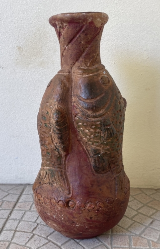 chine_gourde_aux_poissons_33,5_cm_de_haut_terre_cuite_china_copie_?