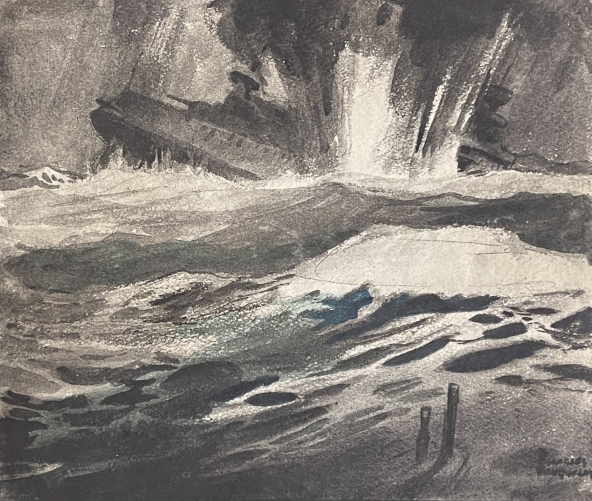 torpillage_par_sous-marin_allemand_du_cuirasse_du_suffren_1916_aquatinte_1920