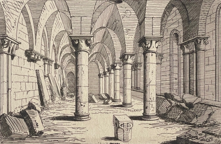 chateau_des_essarts_la_crypte_vendee_essarts-en-bocage_gravure_1864_france