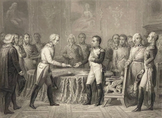 napoleon_bonaparte_recoit_a_erfurt_l???ambassadeur_d???autriche_talleyrand_xixe