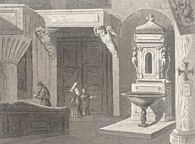 corse_chapelle_ou_napoleon_bonaparte_a_ete_baptise_gravure_de_1834