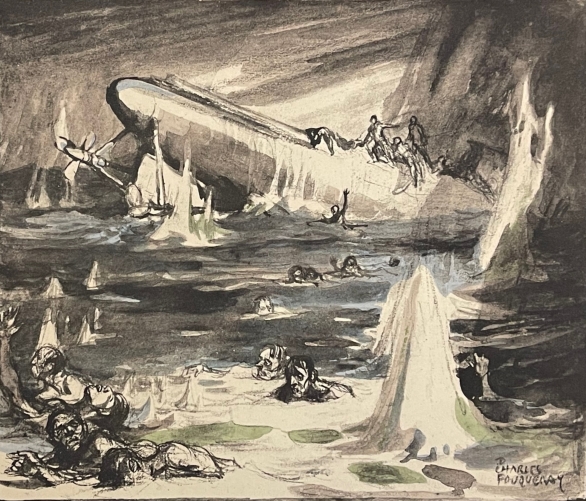 dardanelles_1915_destruction_du_sous-marin_saphir_par_les_turcs_aquatinte_1920