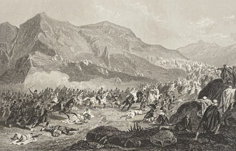 duc_d_aumale_dans_les_monts_aures_algerie_kabylie_gravure_c_1840