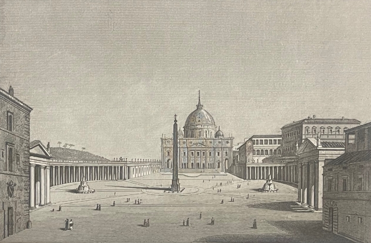 rome_place_saint-pierre_italie_gravure_de_1834