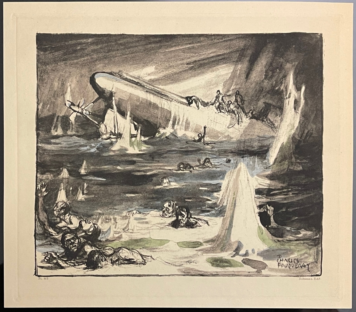 dardanelles_1915_destruction_du_sous-marin_saphir_par_les_turcs_aquatinte_1920