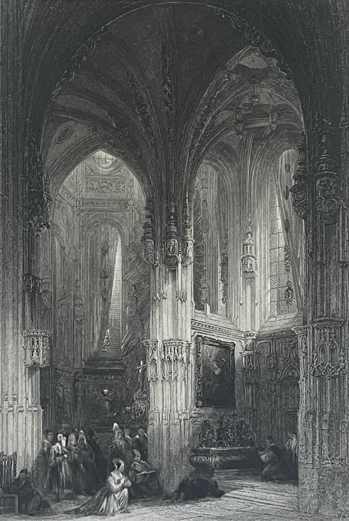 eglise_saint-pierre_de_caen_calvados_vers_1850_normandie_france