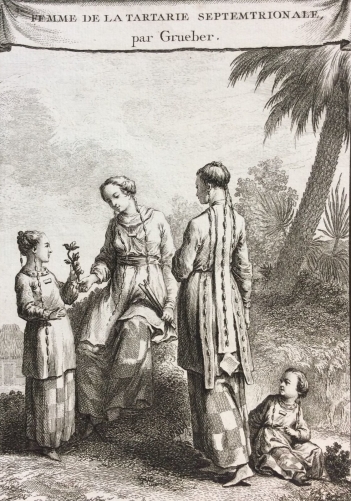 femme_de_la_tartarie_septentrionale__gravure_engraving_1750_asie_asia_tartary_