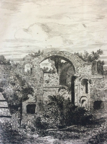 joseph-charles_nigote__ruine_villa_adrienne_tivoli__gravure_pointe_seche_xix_1867_