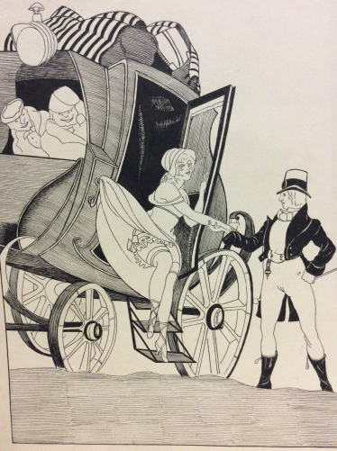 encre__charmante_arrivee,_anonyme_milieu_xxe__diligence,_carrosse,_transport