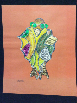 pierre_ledda_1914-1994__collage_technique_mixte,_signe_et_date_au_verso_1950_