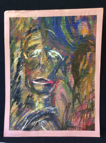 expressionnisme__visage,_expressionniste,_gouache,_anonyme_