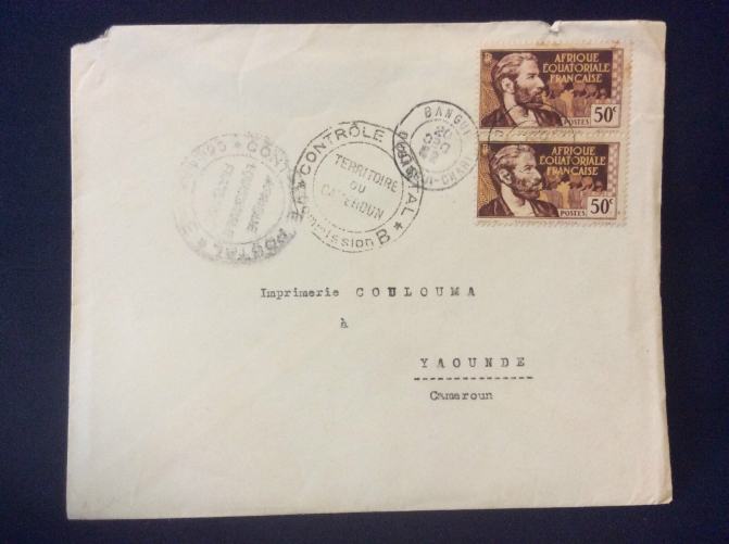 lettre_oubangui-chari_yaoude__1942_france_libre__cens_a_republique_centrafricaine_