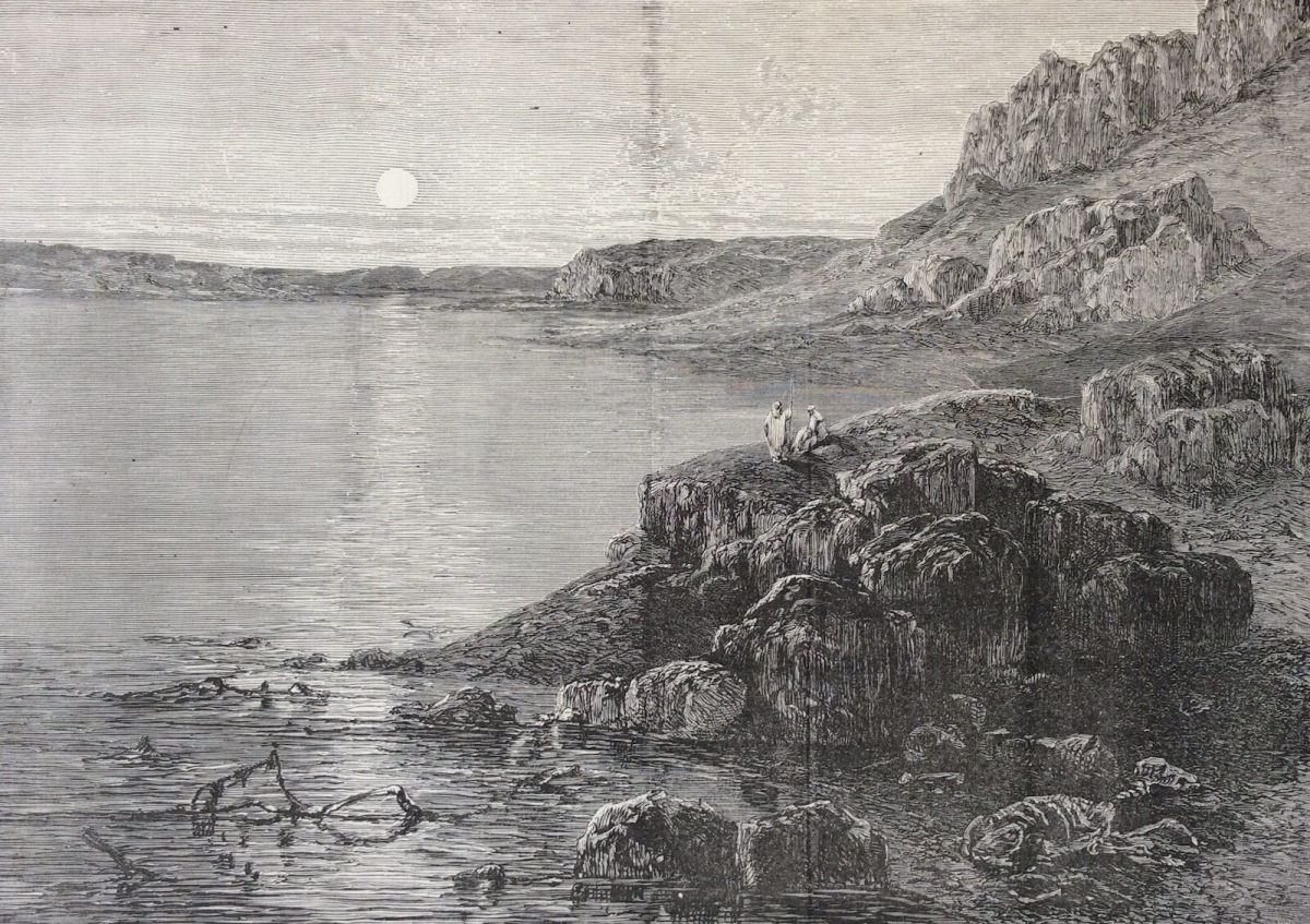israel,_palestine__la_mer_morte__gravure_sur_acier_1892_