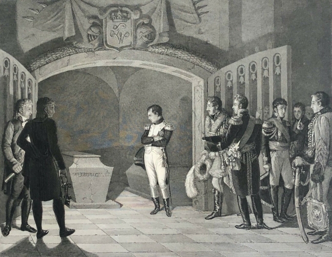 napoleon_bonaparte_au_tombeau_de_frederic_ii_de_prusse_gravure_1840_allemagne
