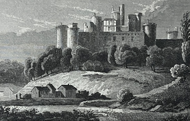 gravure_chateau_de_maroite_premiere_moitie_vers_1830_dordogne