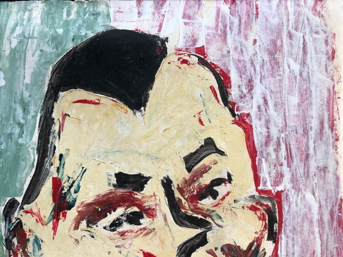 expressionnisme,_peinture_sur_papier__portrait_expressionniste_anonyme_